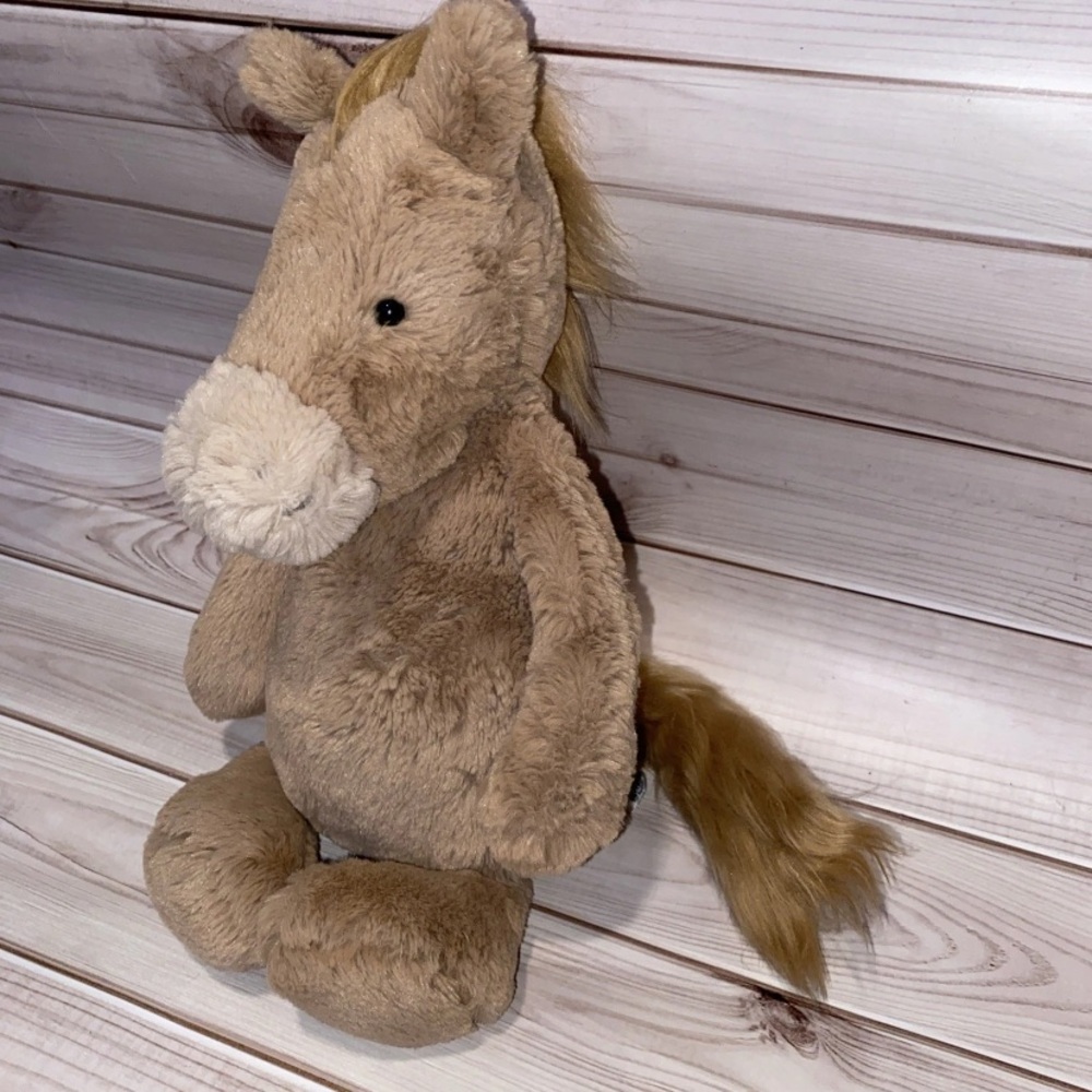 Jellycat Bashful Pony Plush 12” – Retired Soft Horse